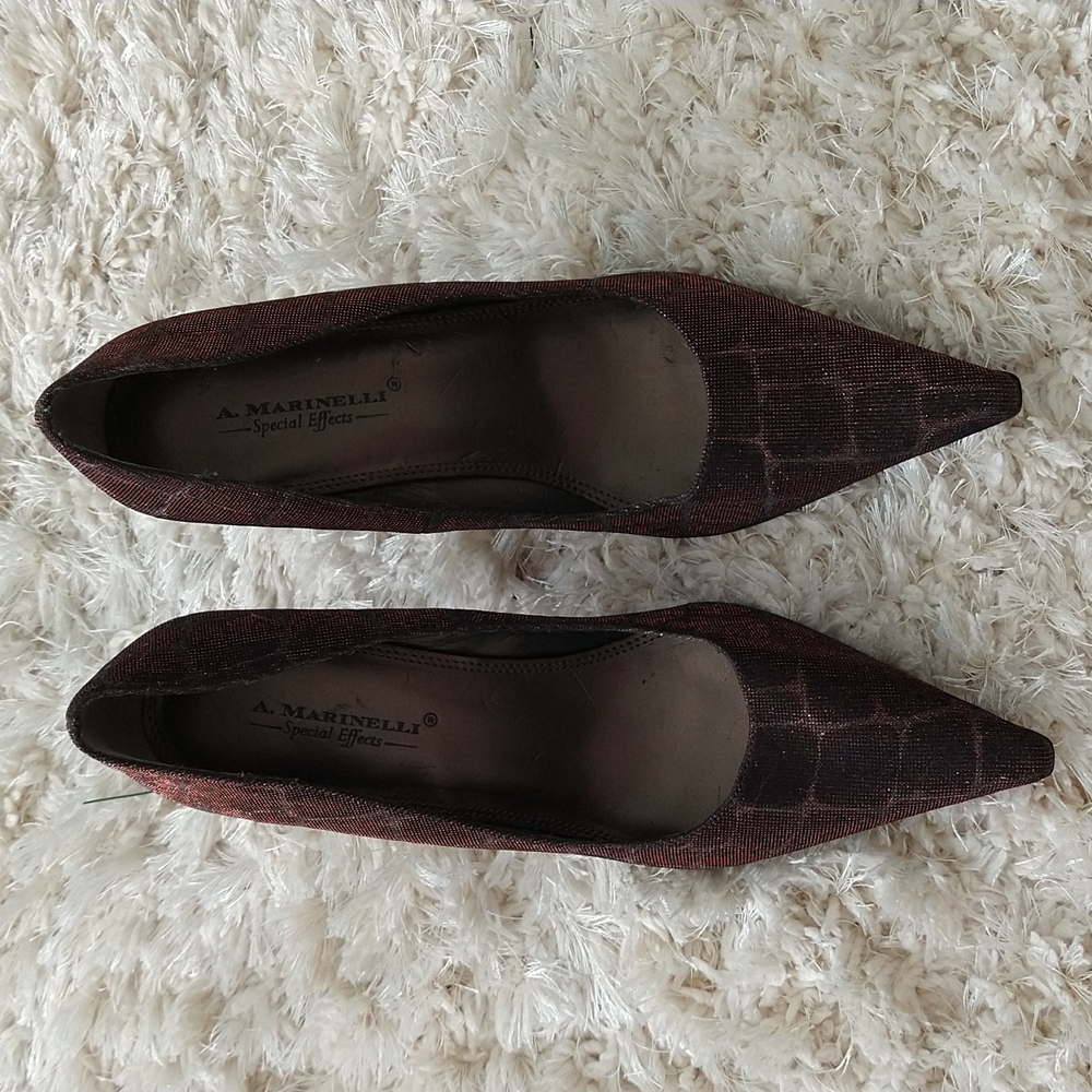A. Marinelli Brown High Heels 8 1/2